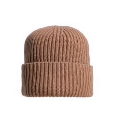 Ribbed-knit Hat